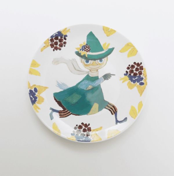 朵貝與姆明展 繪畫風美寶/阿金陶瓷圓盤 