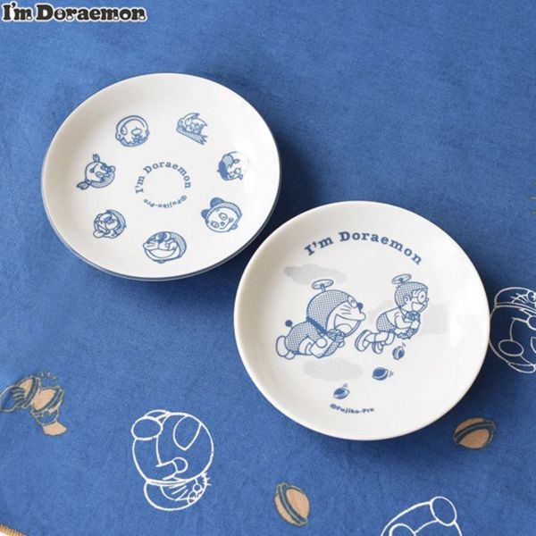 Flowering X I'm Doraemon 陶瓷小盤 
