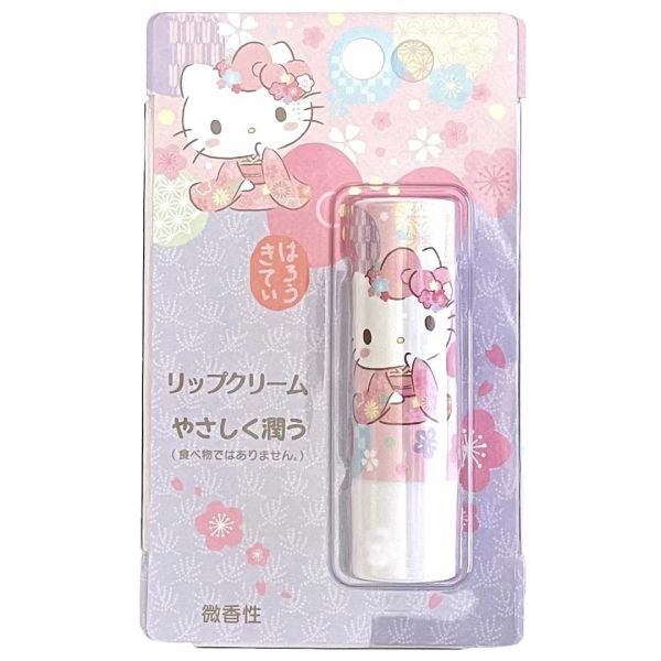 Hello Kitty 和風花漾潤唇膏 