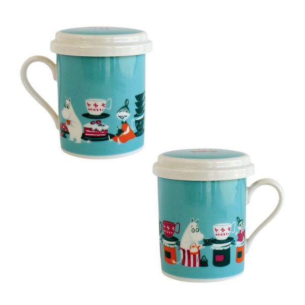 姆明媽媽熱情好客系列 附蓋濾網馬克杯 