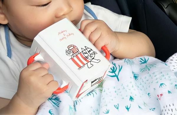 LISA貓 鋁箔包飲料 輔助杯架 