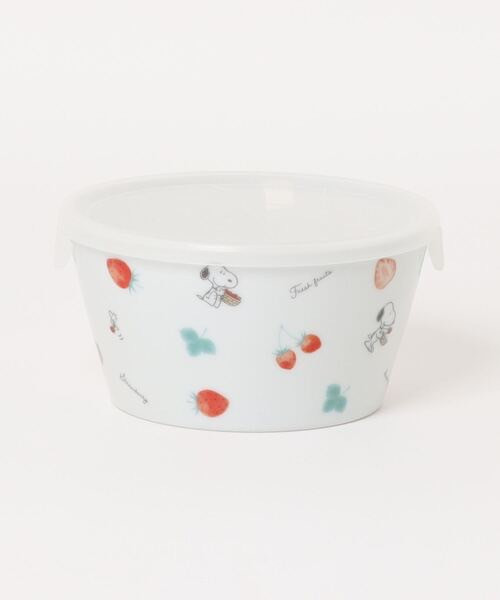 Snoopy 手繪風草莓系列餐具 