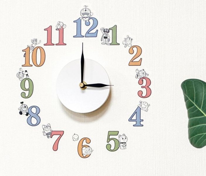 藤子·F·不二雄博物館 哆啦A夢 壁貼時鐘 