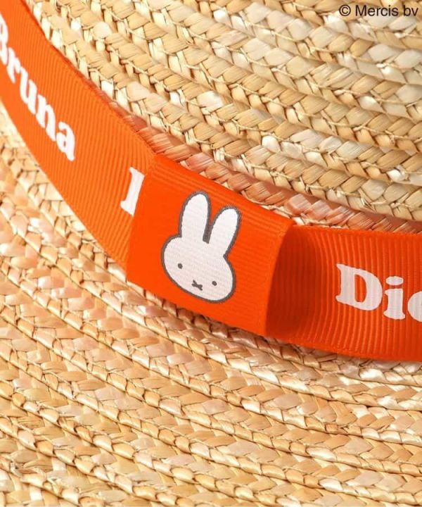 Miffy 兔耳抗uv遮陽草帽 
