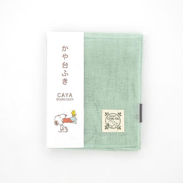 Snoopy茶屋標籤刺繡蚊帳家事布 