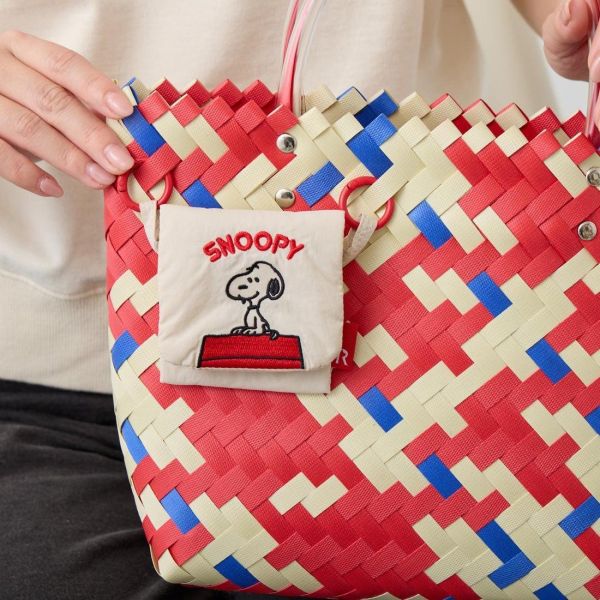 SNOOPY 編織托特包 