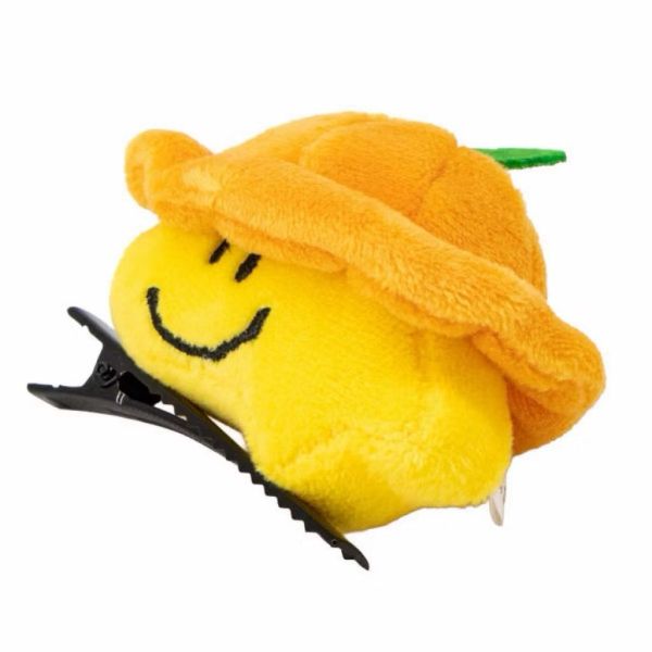 Garden 濟州島塌克大頭戴橘子帽玩偶髮夾 