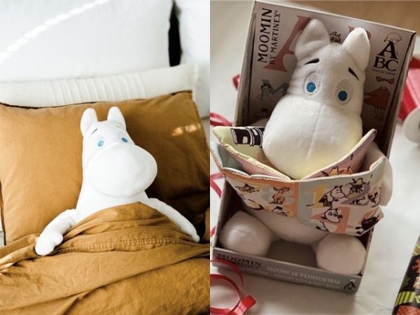 Moomin X Martinex 閱讀玩偶 