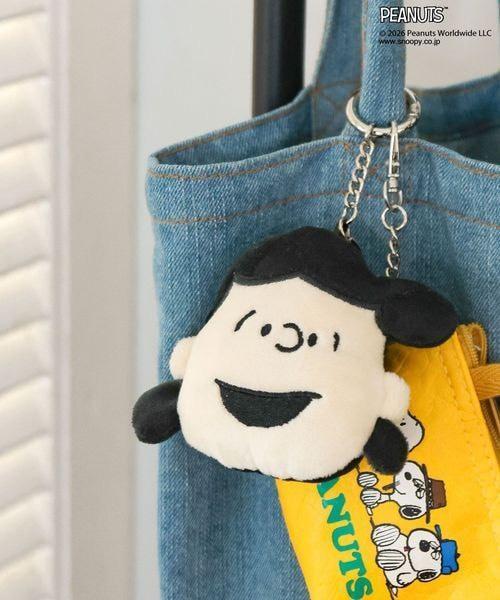 PEANUTS X Grace 大頭絨毛造型吊飾鑰匙圈 