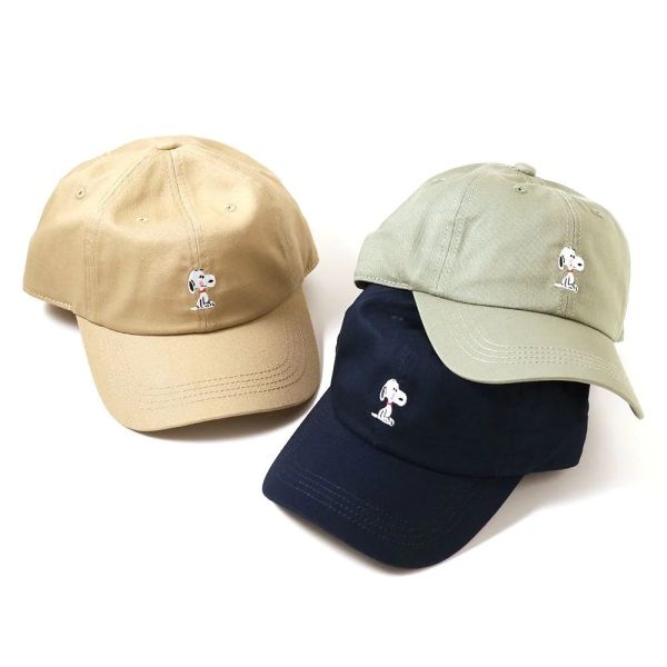 Peanuts cafe 史努比吐舌刺繡棒球帽 