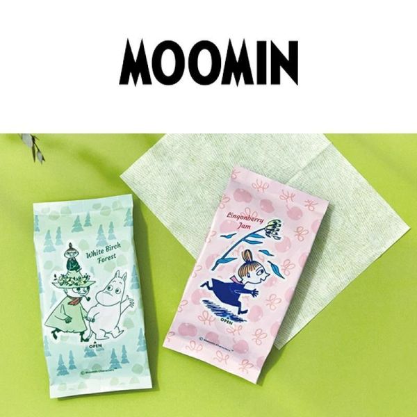 MOOMIN 涼感身體濕紙巾 