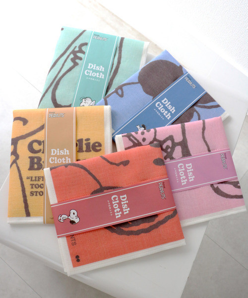 PEANUTS復古系列 經典名言廚房布巾 