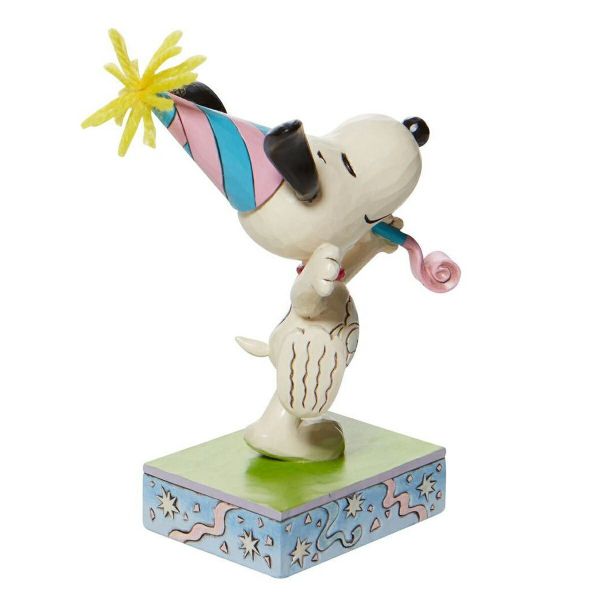 enesco 史努比生日派對精品雕塑 