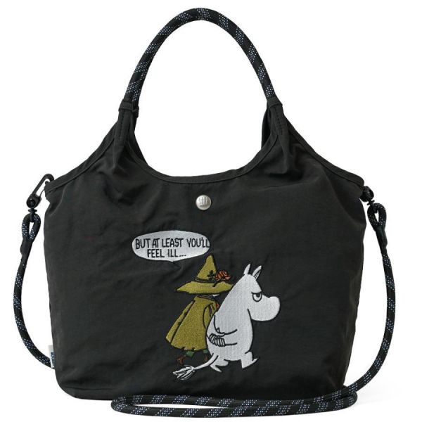 T-TWO-O 刺繡2WAY 輕量迷你肩背包 (M) 