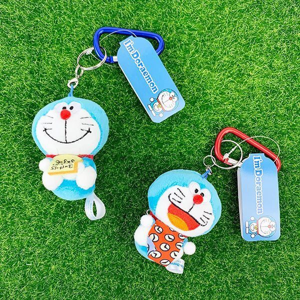 哆啦a夢記憶吐司&時光巾登山扣吊飾 