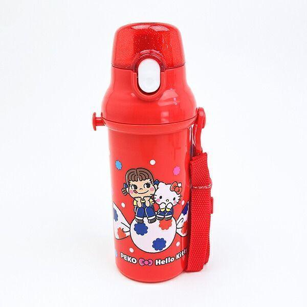 skater kitty x peko糖果抗菌兒童水壺480ml/環保餐具組 
