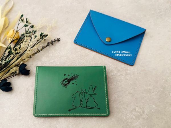MOOMIN SHOP 日本限定 Craft系列手工真皮證件套/名片夾 