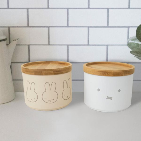 Miffy 米菲竹蓋萬用收納罐 