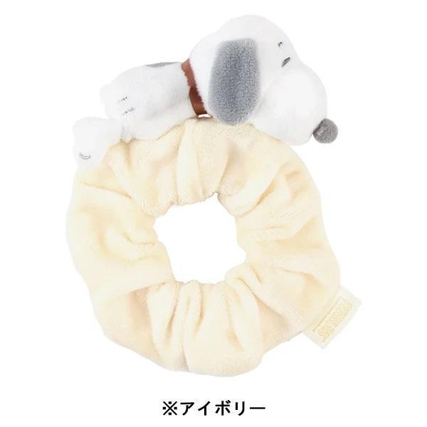 SNOOPY 絨毛造型髮圈 