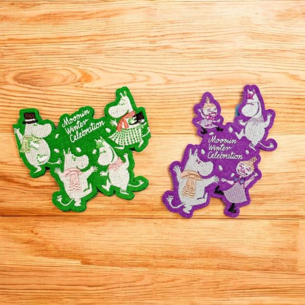 Moomin park 冬季慶典刺繡別針 