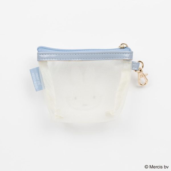 fab. 米菲/boris漆皮網狀可掛式零錢包 