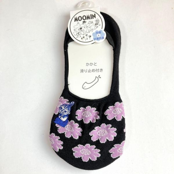 小不點冷感抗菌花朵隱形襪 