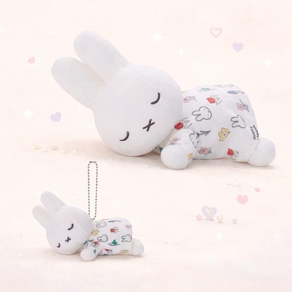 Miffy bloom 米菲花卉洋裝趴睡玩偶/吊飾 