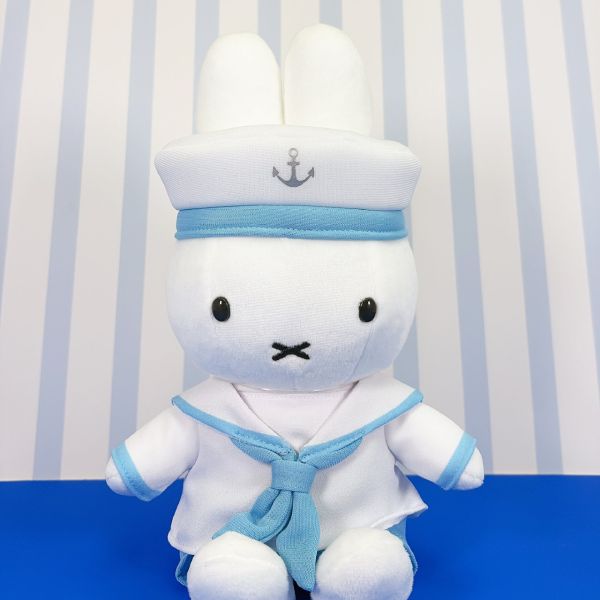 Miffy Style 米菲水藍海軍裝造型玩偶 