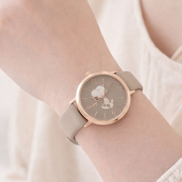 PEANUTS 史努比優雅腕錶 