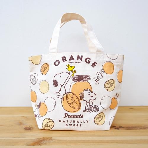 史努比滿版水果 帆布手提袋 