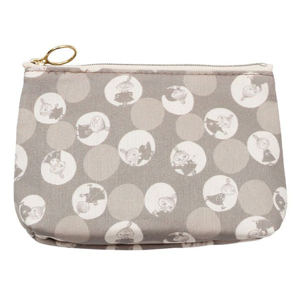 moomin小不點圓點棉布收納包 