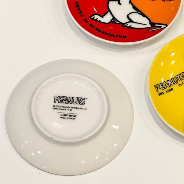 yamaka X SNOOPY 史努比75周年限定 撞色陶瓷碟 