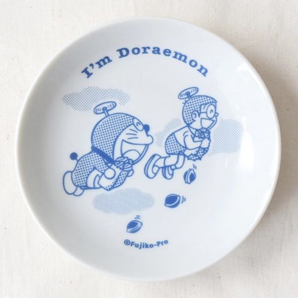 Flowering X I'm Doraemon 陶瓷小盤 