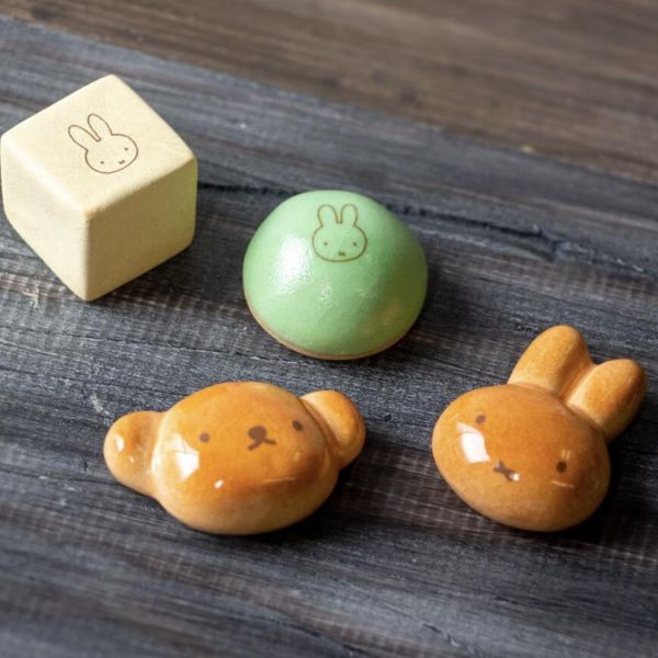 Miffy Kitchen 限定 麵包造型陶瓷筷架 