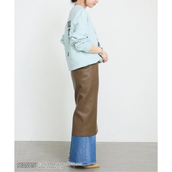 SLOBE IENA X SNOOPY 聯名大學T (糊塗塌客 淺綠) 