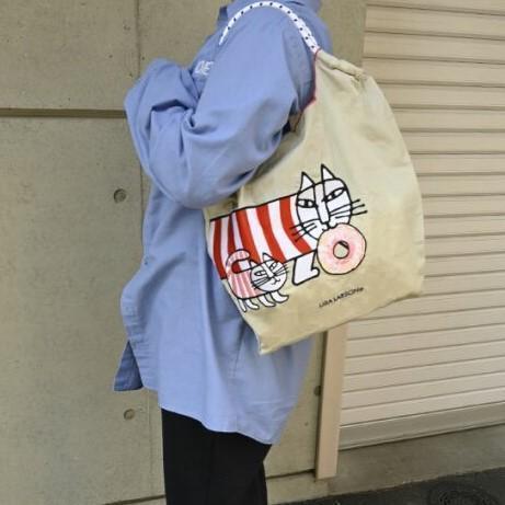 Ball & Chain × Lisa Larson 聯名款 刺繡輕量提袋 