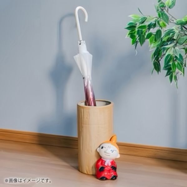 Moomin小不點陶瓷木頭造型傘桶 
