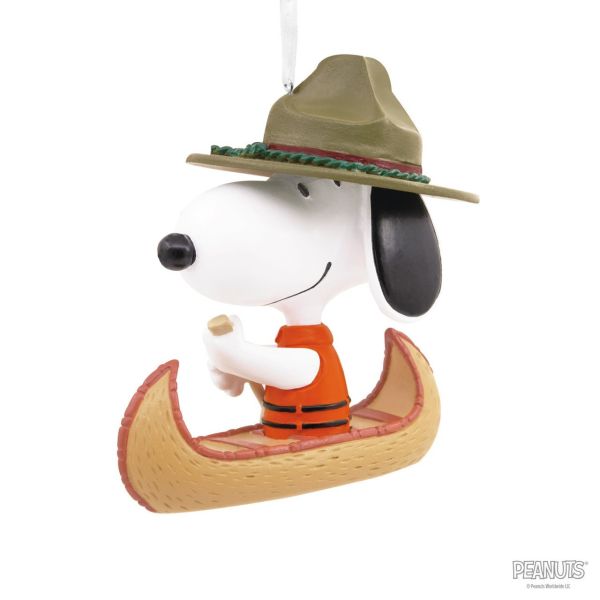 Hallmark × PEANUTS 聖誕划船吊飾 