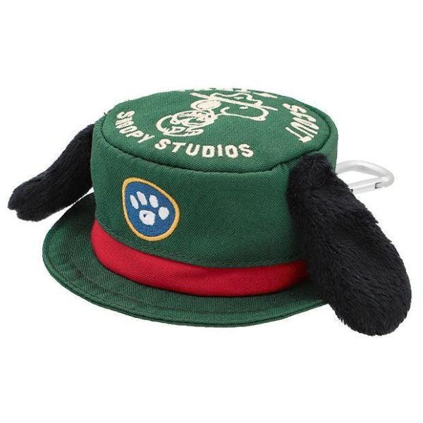 大阪環球限定款 Snoopy露營小隊長 登山扣吊飾收納包 