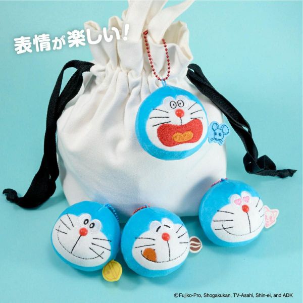 哆啦A夢 MochiMochi 表情絨毛吊飾 