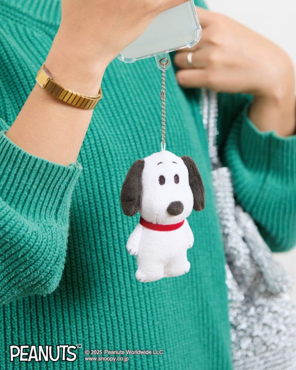 Snoopy & Woodstock 扁Q吊飾 