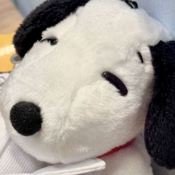 PEANUTS 75週年 史努比讀報紙吊飾 