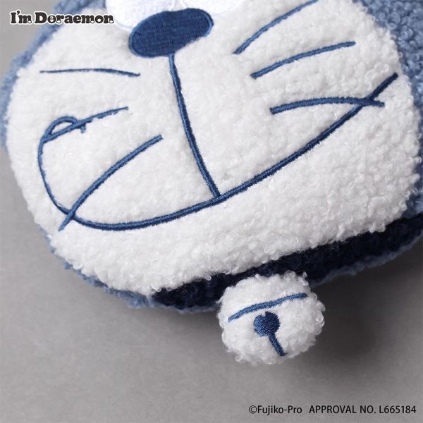 I’m Doraemon｜霧藍絨毛造型收納包 