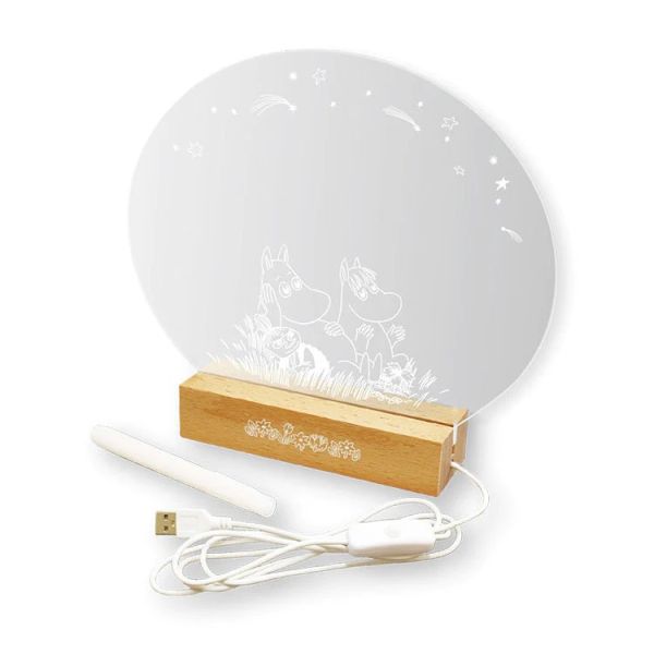 Moomin 照明留言板 (可擦拭) 