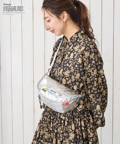 PEANUTS × ROOTOTE 半月型多功能肩背包 