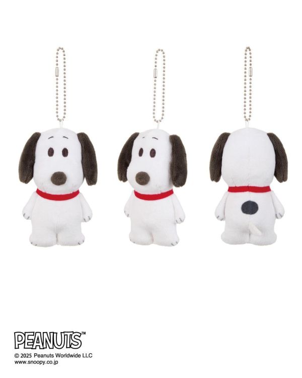 PEANUTS 小夥伴扁扁絨毛吊飾 
