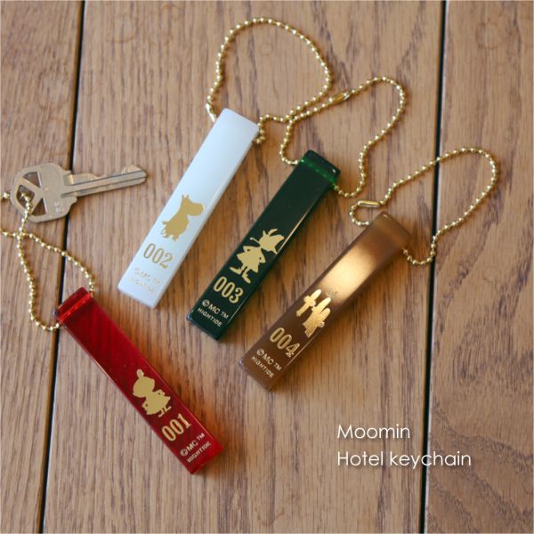 Moomin 復古風格壓克力鑰匙鍊(圈) 