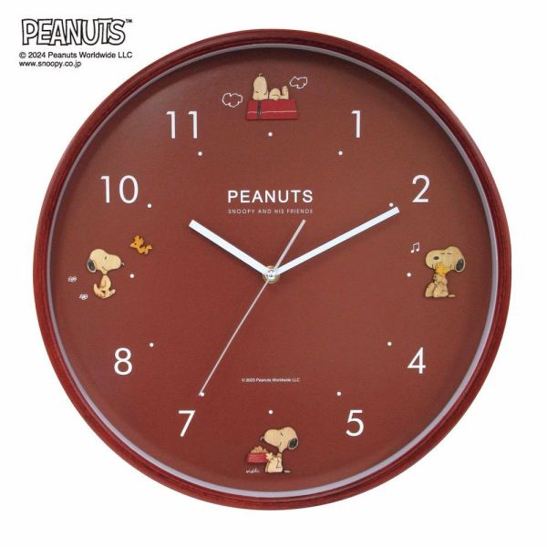 PEANUTS Snoopy 木質立體造型掛鐘 