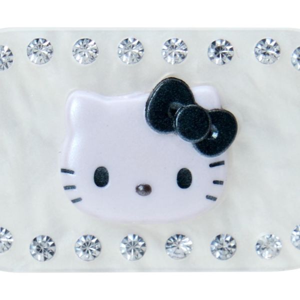 HELLO KITTY 閃耀水鑽髮夾 2入組 