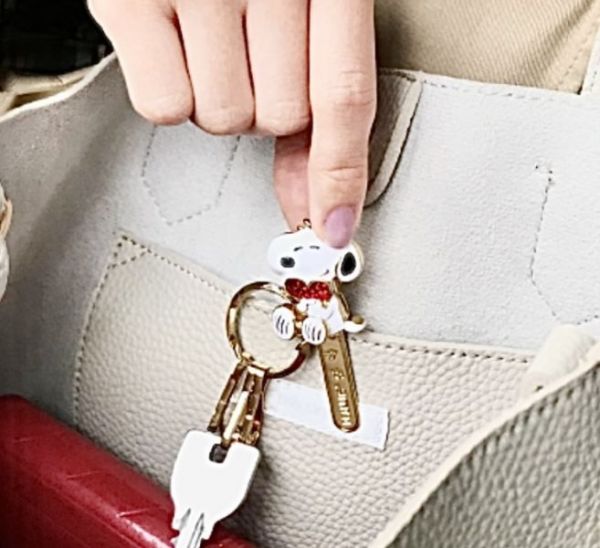 史努比 立體新型鑰匙扣 “Bag Key Clip” 